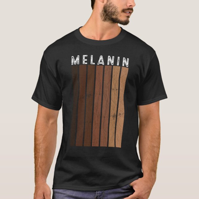 Camiseta Orgullo negro Melanin BLM Mujeres Afro Reina Rey (Anverso)