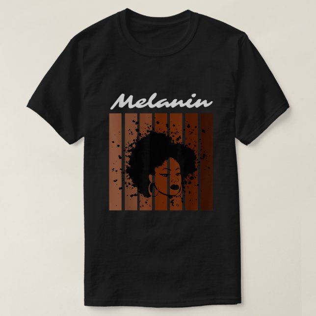 Camiseta Orgullo negro Melanin Derechos civiles Historia ne (Diseño del anverso)