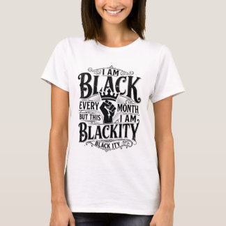 Camiseta Orgullo negro negro mes de la historia negra Empow
