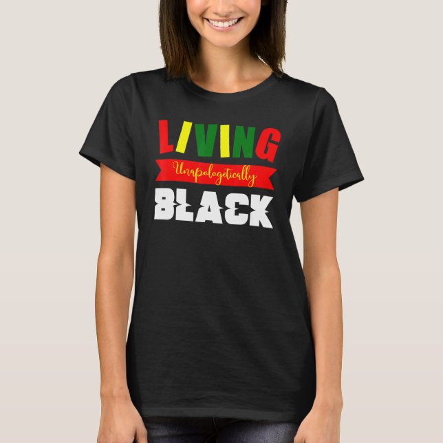 Camiseta Orgullo negro Poder negro afroamericano Black Pow (Anverso)