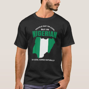 Camiseta Orgullo Nigeriano Nigeriano Afroamericano Nigerian