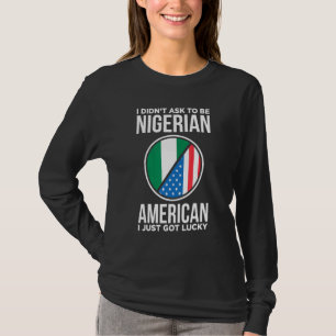 Camiseta Orgullo Nigeriano Nigeriano Estadounidense African