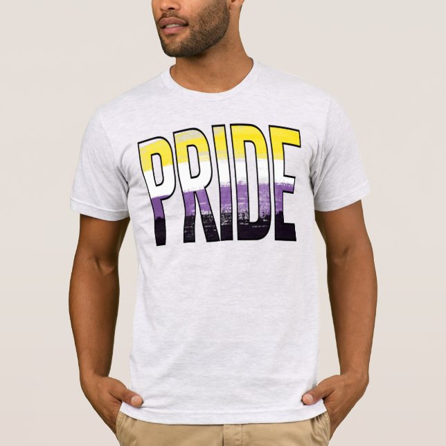 Camiseta Orgullo no binario (Anverso)