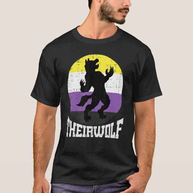 Camiseta Orgullo no binario Bandera Nb Enby No Binary (Anverso)