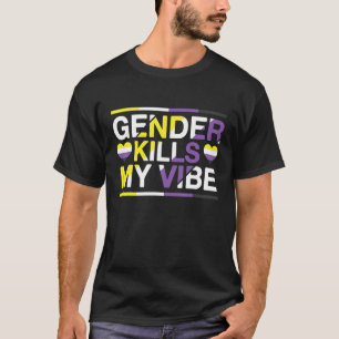 Camiseta Orgullo no binario Género Influencia de género Der