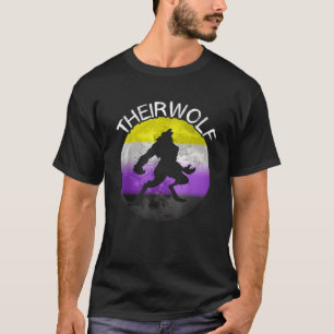 Camiseta Orgullo no binario Lobo LGTB Géneer No