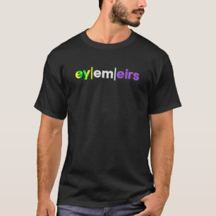 Camiseta Orgullo no binario Pronoun Gift Subtle LGBTQ Nonbi