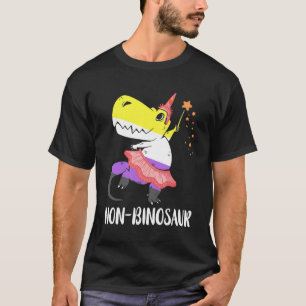 Camiseta Orgullo no binario Rex Dino Género Orgullo LGBT No