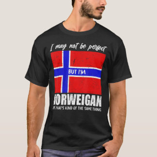 Camiseta Orgullo noruego Escandinavia Bandera Noruega Norw