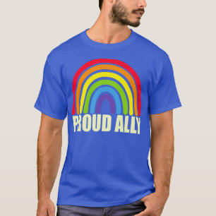 Camiseta Orgullo orgulloso aliado mes de vestimenta arroja