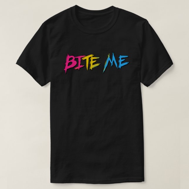 Camiseta Orgullo Pan Bite Me (Diseño del anverso)