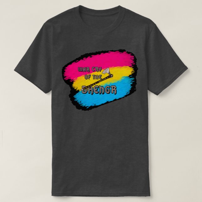 Camiseta Orgullo Pansexual Norse Ax Classic TShirt (Diseño del anverso)