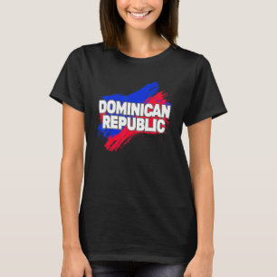 Camiseta Orgullo Patriótico Dominicana Vintage República Do