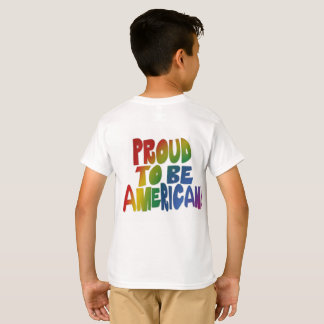 Camiseta Orgullo patriótico en colores vibrantes