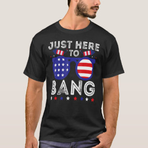 Camiseta Orgullo Patriótico Estadounidense Justo Aquí Al 4