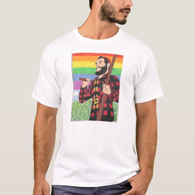 Camiseta Orgullo Paul Bunyan de Bangor (Anverso)