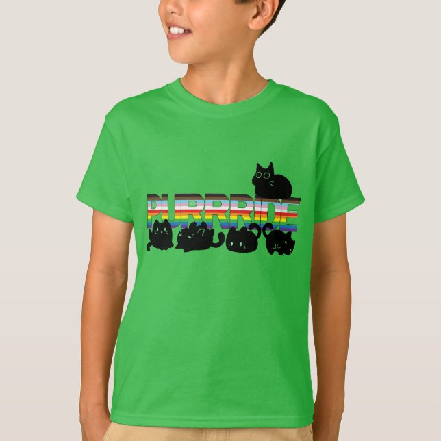 Camiseta orgullo pero con gatos (Anverso)
