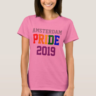 Camiseta Orgullo personalizado de Amsterdam 2019