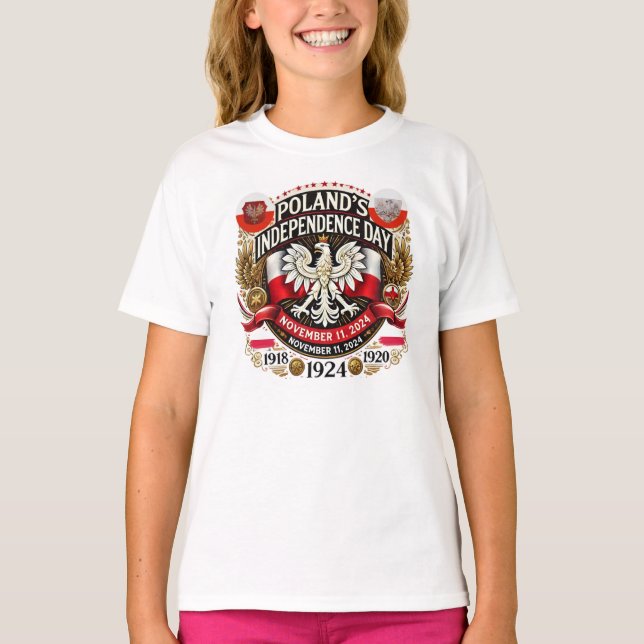 Camiseta Orgullo polaco: Día de la Independencia 2024 (Anverso)