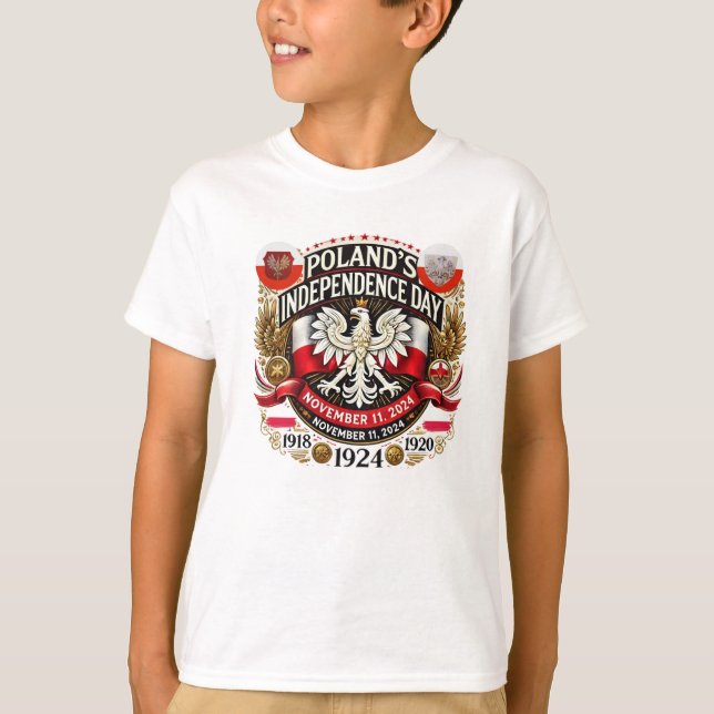 Camiseta Orgullo polaco: Día de la Independencia 2024 (Anverso)