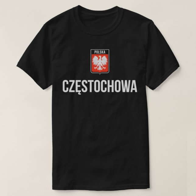 Camiseta Orgullo polaco raíces polacas Czestochowa (Diseño del anverso)