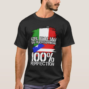 Camiseta Orgullo portorriqueño italiano Rico regalo latino