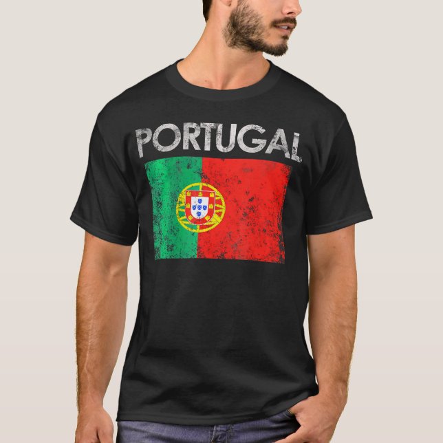 Camiseta Orgullo portugués de bandera (Anverso)