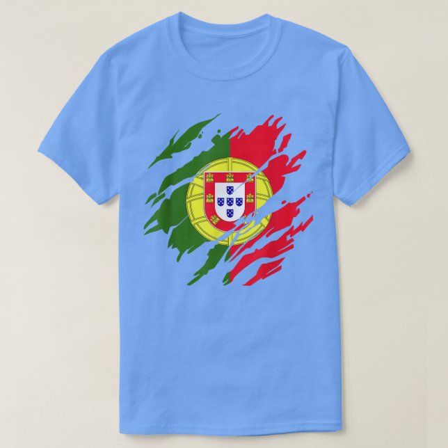 Camiseta Orgullo portugués de bandera (Diseño del anverso)