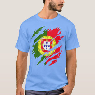 Camiseta Orgullo portugués de bandera