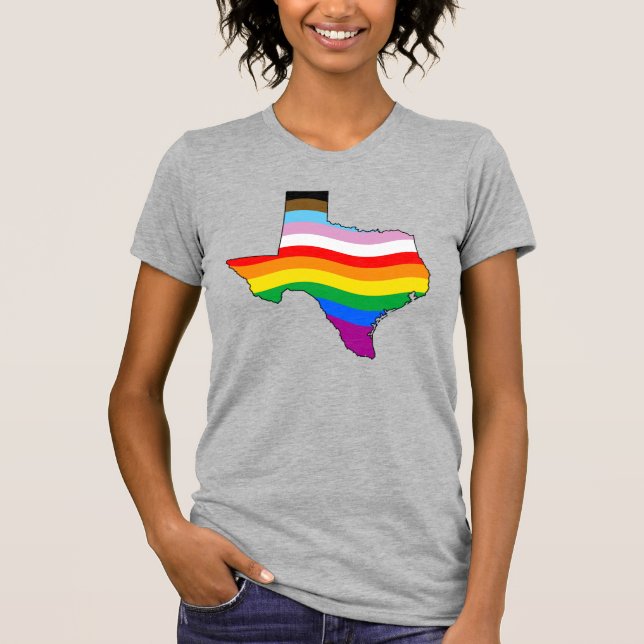 Camiseta Orgullo Progresista de Texas (Anverso)
