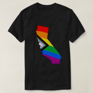 Camiseta Orgullo progresista LGBTQ de California