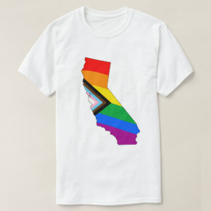 Camiseta Orgullo progresista LGBTQ de California