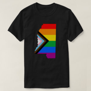 Camiseta Orgullo progresista LGBTQ de Mississippi