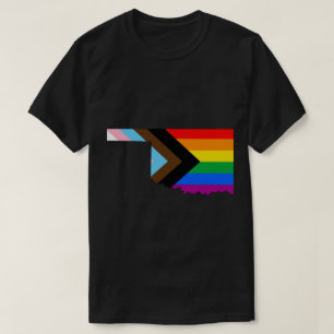 Camiseta Orgullo progresista LGBTQ de Oklahoma