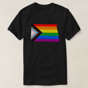 Camiseta Orgullo progresista LGBTQ de orgullo estatal de Da