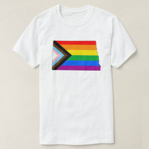 Camiseta Orgullo progresista LGBTQ de orgullo estatal de Da