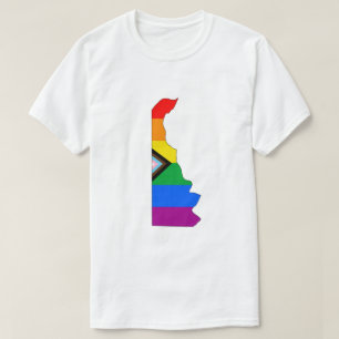 Camiseta Orgullo Progresista LGBTQ Orgullo del Estado de De
