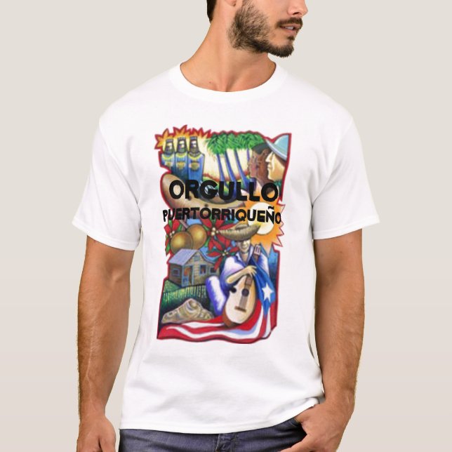 Camiseta Orgullo Puertorriqueño (Anverso)