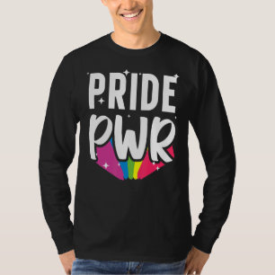 Camiseta Orgullo Pwr Lgbtq Apoyo Desfile Por La Igualdad De