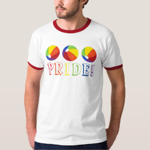 Camiseta Orgullo Rainbow Beach Ball Beachball Summer Tee