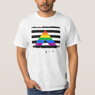 Camiseta Orgullo recto del aliado apenado
