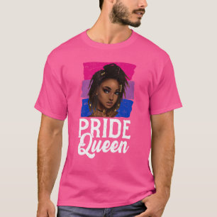 Camiseta Orgullo Reina Bisexual Bandera Bisexualidad Afro M