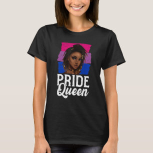 Camiseta Orgullo Reina Bisexual Bandera Bisexualidad Afro M