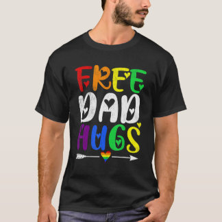 Camiseta Orgullo retro: hombres LGBTQ libres abrazan derech