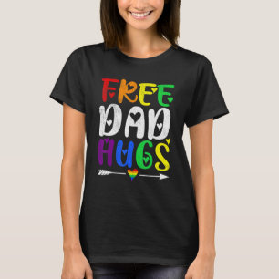Camiseta Orgullo retro: hombres LGBTQ libres abrazan derech