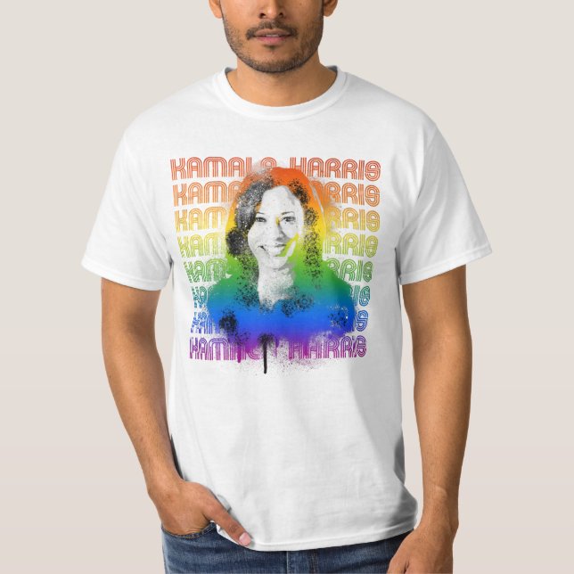 Camiseta Orgullo Retro Kamala Harris (Anverso)