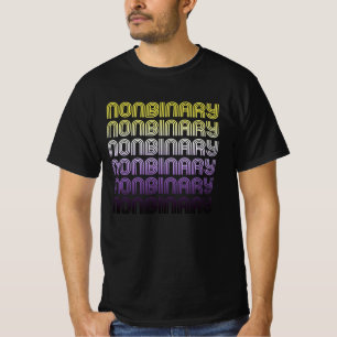 Camiseta Orgullo Retro No Binario