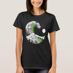 Camiseta Orgullo romántico LGBTQ+ Bandera Aro Orgullosa Gre