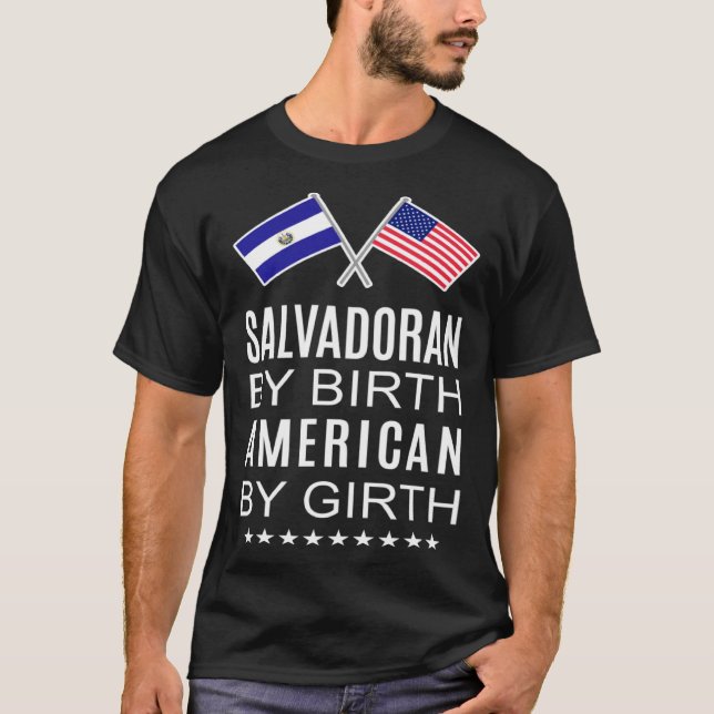 Camiseta Orgullo salvadoreño americano (Anverso)