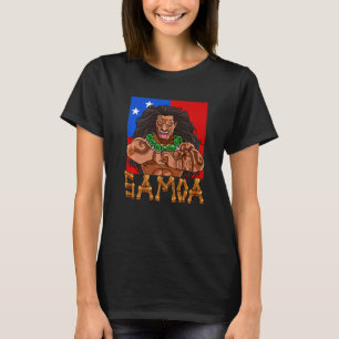 Camiseta Orgullo samoano Bandera de Samoa Guerrera Polinesi